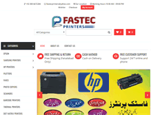 Tablet Screenshot of fastecprinters.com